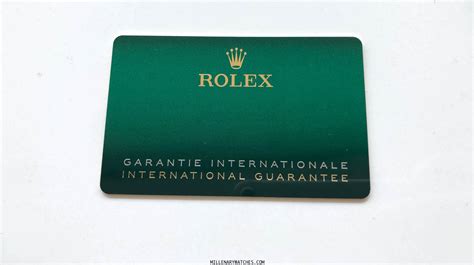 scritte rolex guarantee su warranty card|rolex international warranty.